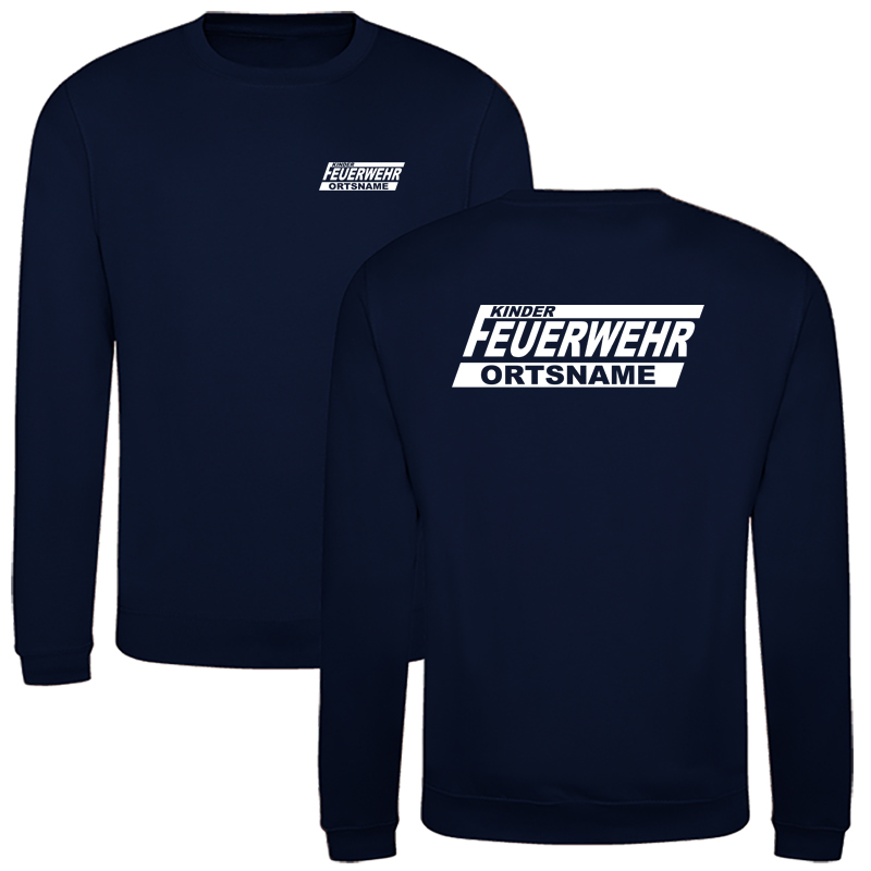 Kinderfeuerwehr Premium Sweatshirt inkl. Ortsname