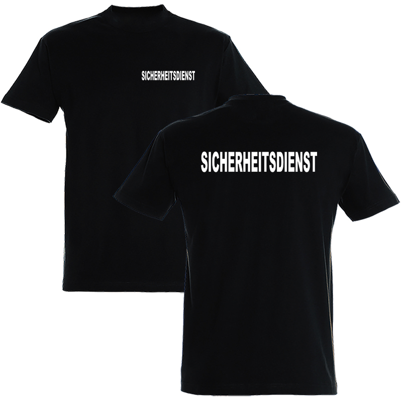 T-Shirt SICHERHEITSDIENST - Unisex/Kindergrößen