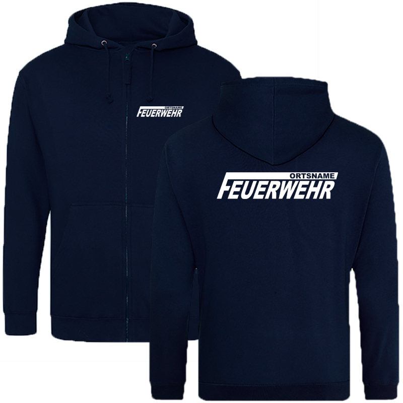 Feuerwehr Premium Kapuzenjacke mit Ortsname