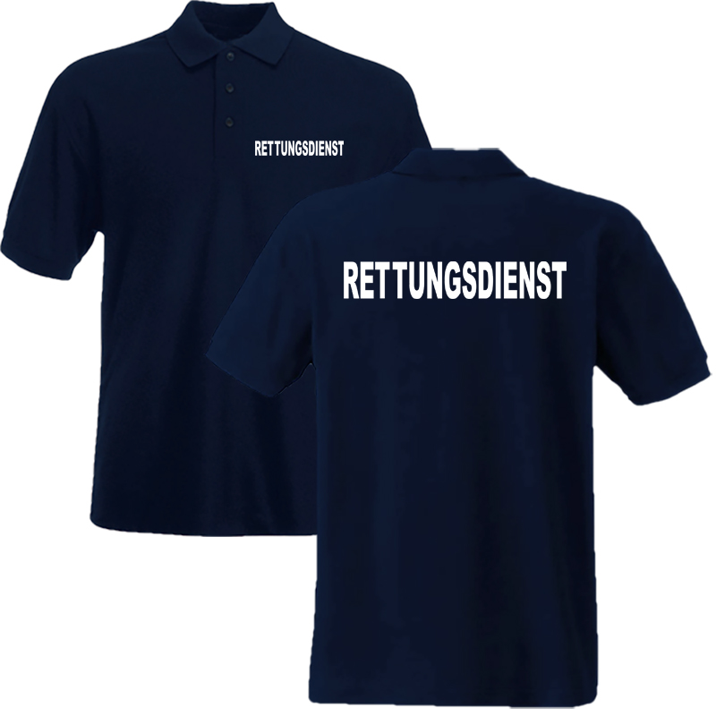 Poloshirt RETTUNGSDIENST - Unisex/Kindergrößen