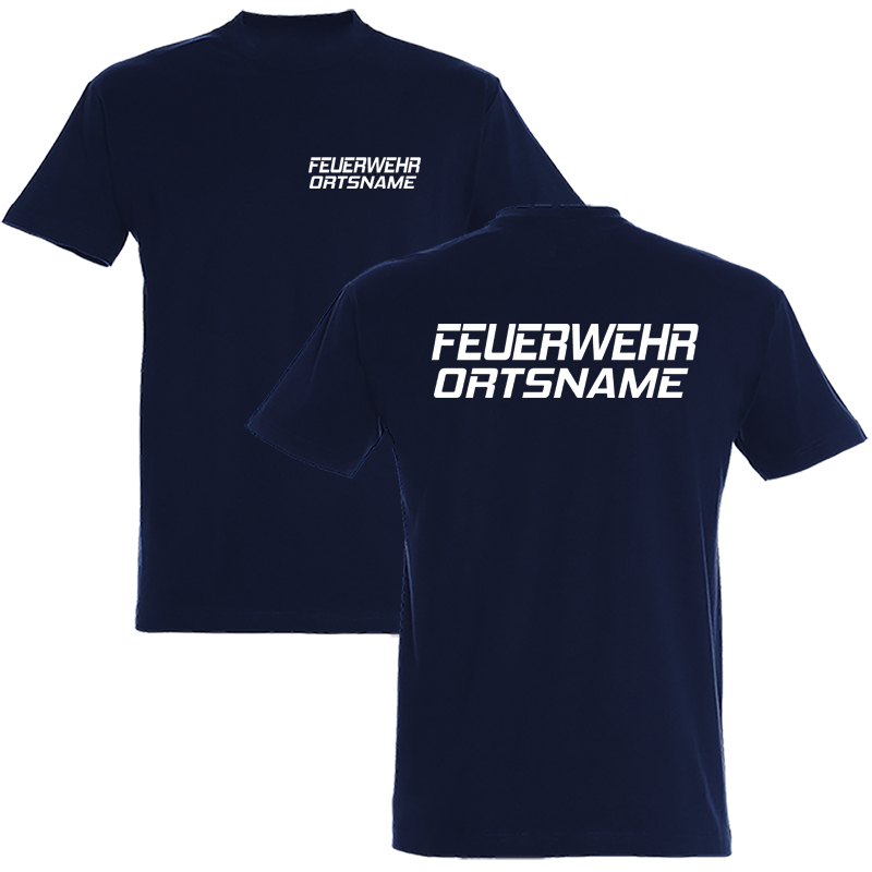 T-Shirt FEUERWEHR inkl. Ortsname - Unisex/Kindergrößen