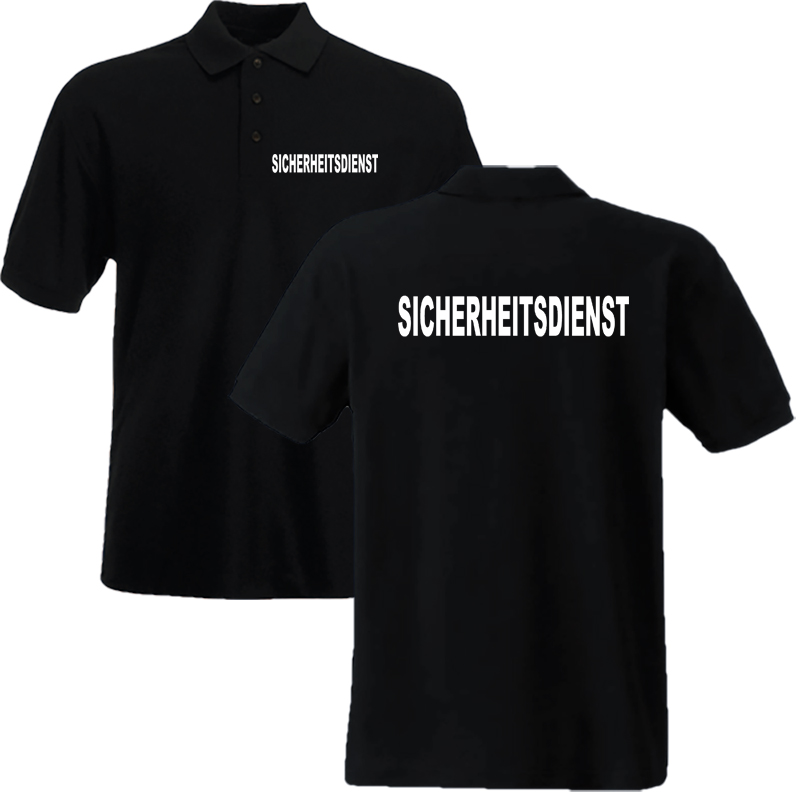 Poloshirt SICHERHEITSDIENST - Unisex/Kindergrößen