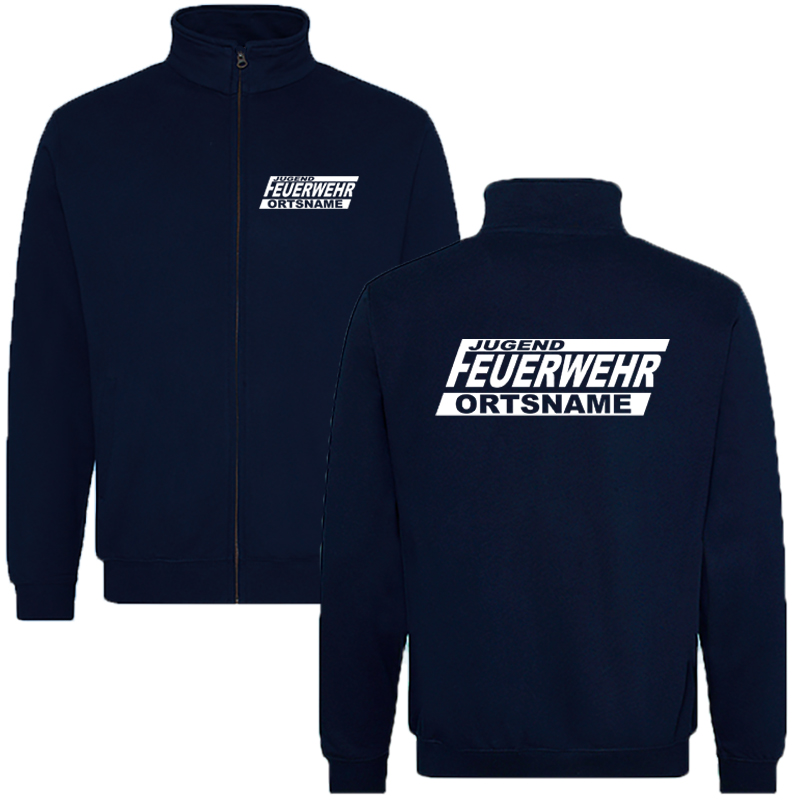 Jugendfeuerwehr Premium Sweatjacke mit Ortsname