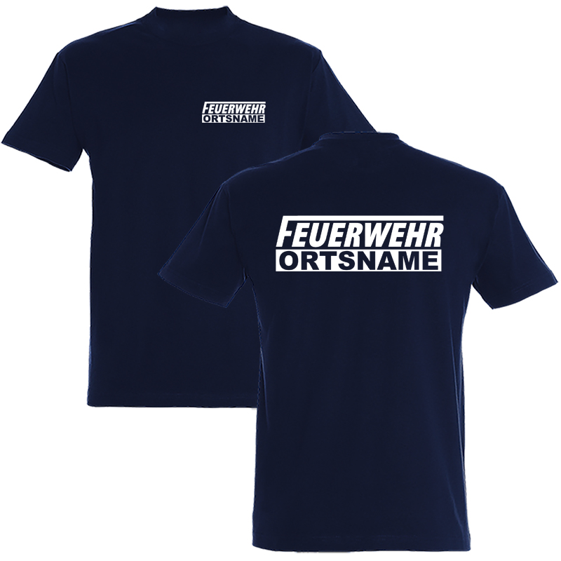 T-Shirt FEUERWEHR inkl. Ortsname - Unisex/Kindergrößen