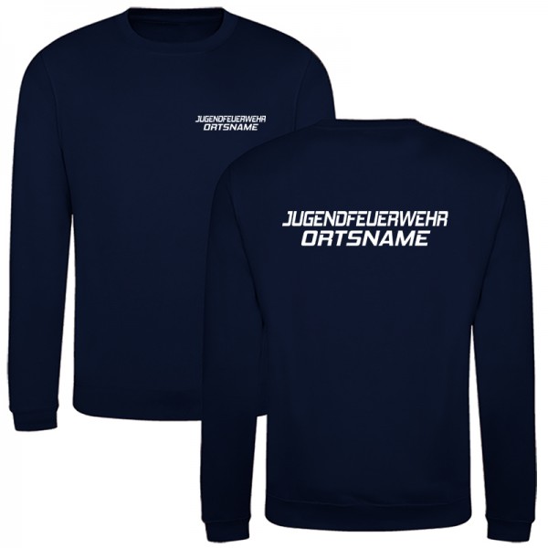 Jugendfeuerwehr Premium Sweatshirt mit Ortsname