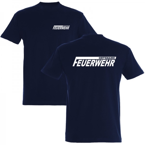 T-Shirt FEUERWEHR inkl. Ortsname - Unisex/Kindergrößen