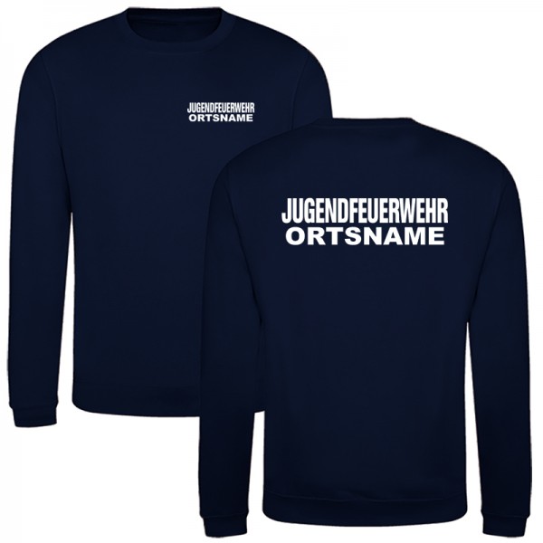 Jugendfeuerwehr Premium Sweatshirt mit Ortsname
