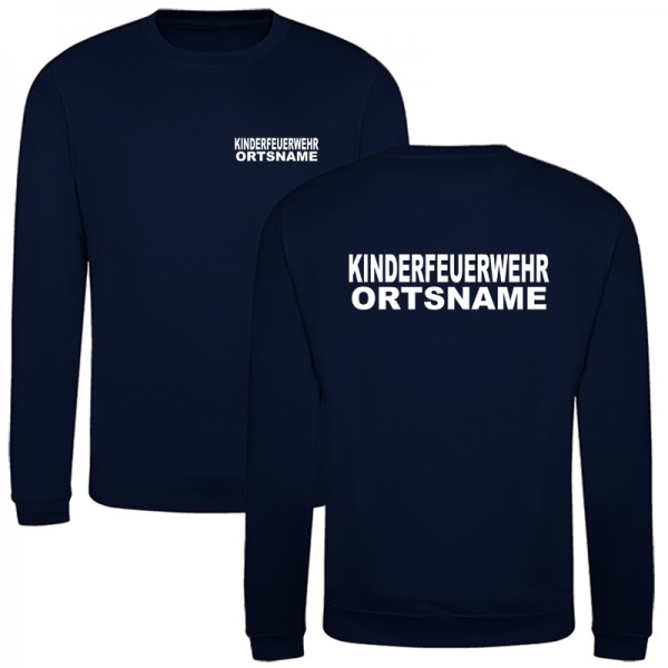 Kinderfeuerwehr Premium Sweatshirt inkl. Ortsname